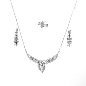 Crystal Floral Jewelry Set