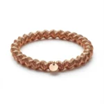 Rose Gold Finish Italian Bracelet