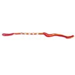 Divine Coin Rakhi – Red & Yellow Wool Thread with Silver Motifs - Image 4