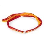 Om Motif Traditional Rakhi with CZ Stones