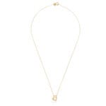 Gold-Plated Heart-Shaped Cubic Zirconia Necklace - Image 2