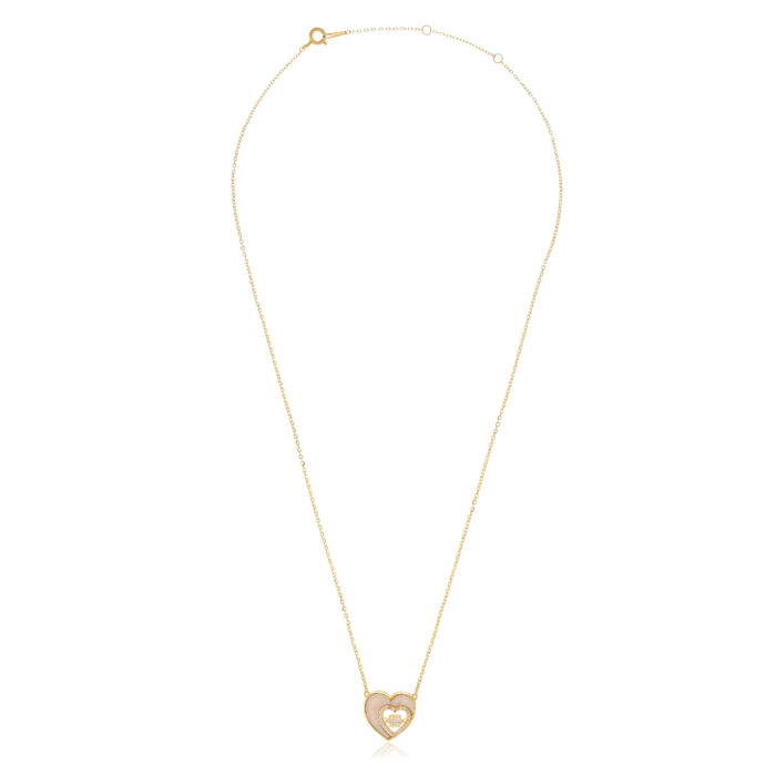 Eternal Love Sparkle Heart Pendant Necklace - Image 2