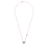 Evil Eye Cross Charm Necklace - Image 2
