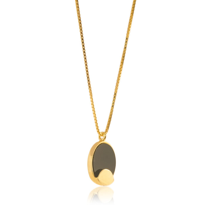 Lunar Elegance Pendant Necklace - Image 3