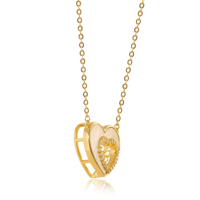 Eternal Love Sparkle Heart Pendant Necklace - Image 3