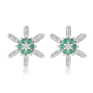 flower stud earrings