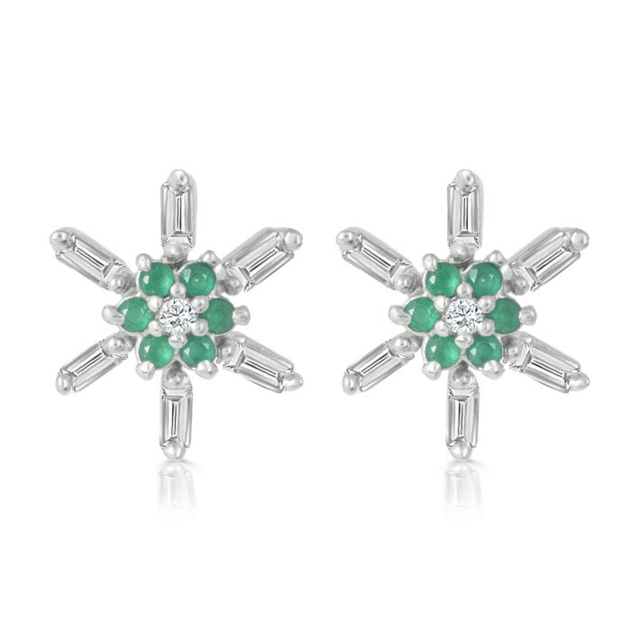 flower stud earrings