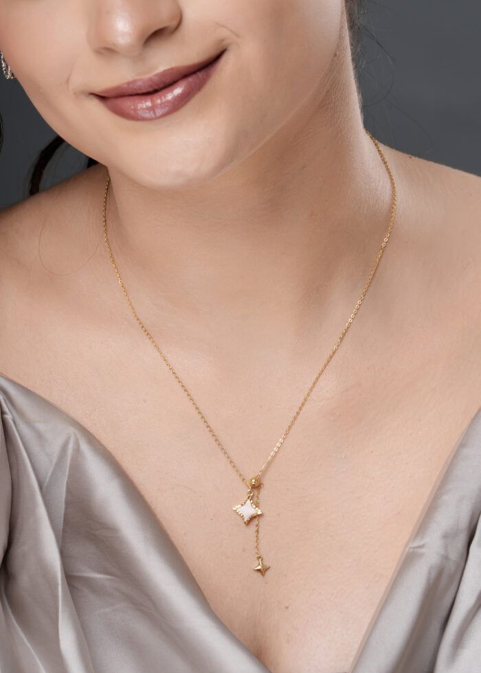 Celestial Star Lariat Necklace - Image 5