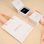 Emerald Green Flower Stud Earrings in 92.5 Sterling Silver - Image 6