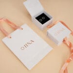 Sterling Silver Pave-Set Diamond Hoop Earrings - Image 5