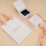 Sterling Silver Pave-Set Geometric Drop Earrings - Image 5