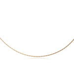 Gold-Plated Herringbone Chain Necklace - Image 2