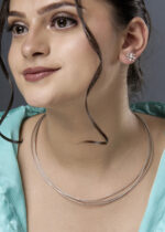 92.5 Sterling Silver Triple Strand Necklace - Image 5