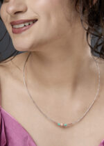 92.5 Sterling Silver Simple Elegance Necklace - Image 5