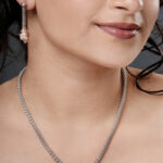 92.5 Sterling Silver & Rose Gold-Plated Charm Necklace and Earring Set