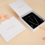 Elegant Silver Geometric Floral Cluster with Teardrop Necklace & Earrings Set - Image 4