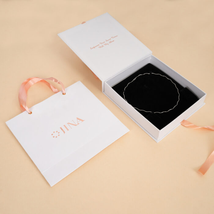 92.5 Sterling Silver Wavy Chain Necklace - Image 6