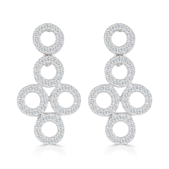 cz stone earrings​
