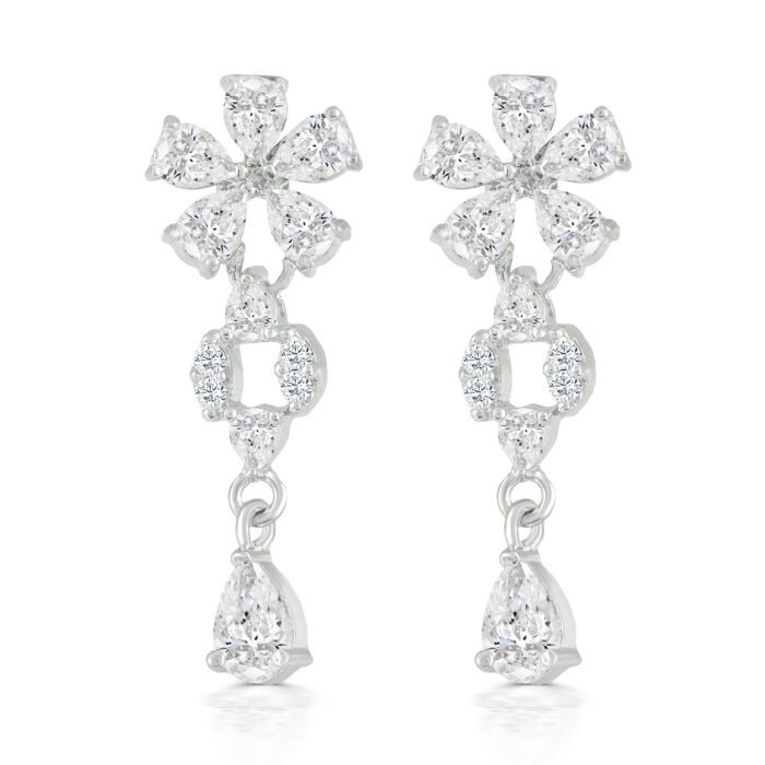 Floral cluster with Teardrop