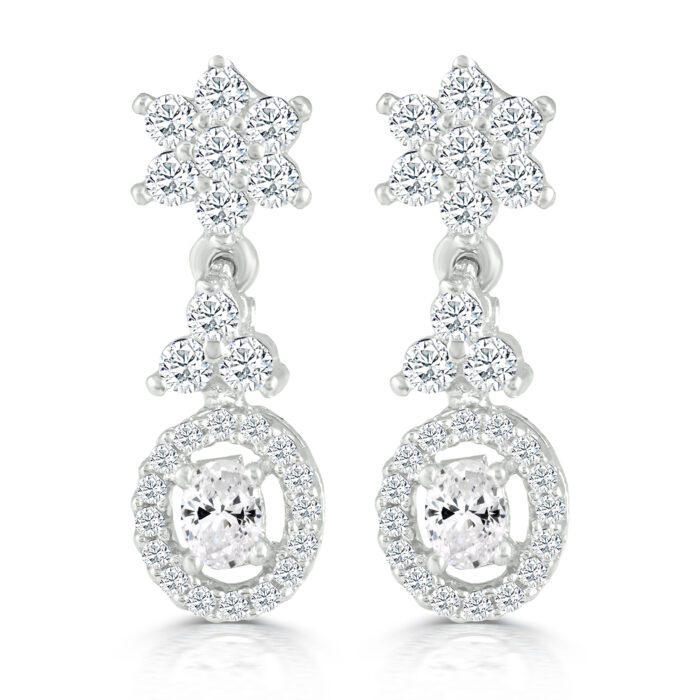 Sterling Silver Floral Jewellery Set - Image 5