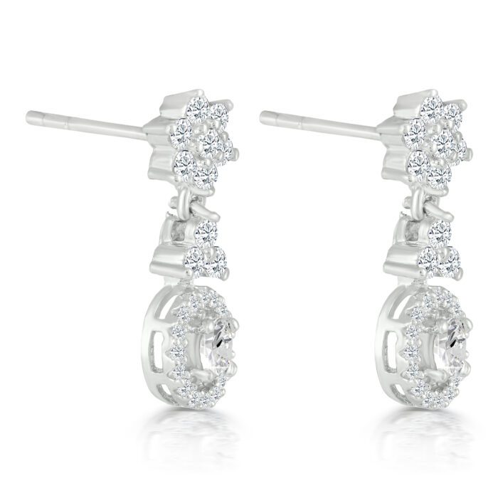 Sterling Silver Floral Jewellery Set - Image 6