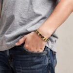 Gold & Black Link Bracelet