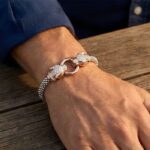 dual panther head bracelet