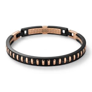 black silver cuff bracelet