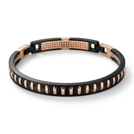 black silver cuff bracelet