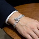 Royal Pave Jaguar Silver Bracelet for Men