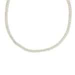 Dazzling Silver CZ Cuban Link Bracelet with Pave Design - Image 3