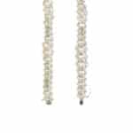 Silver Mixed Link Chain with Rectangular and Micro CZ Design - Image 6