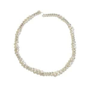 Silver Mixed-Link Chain
