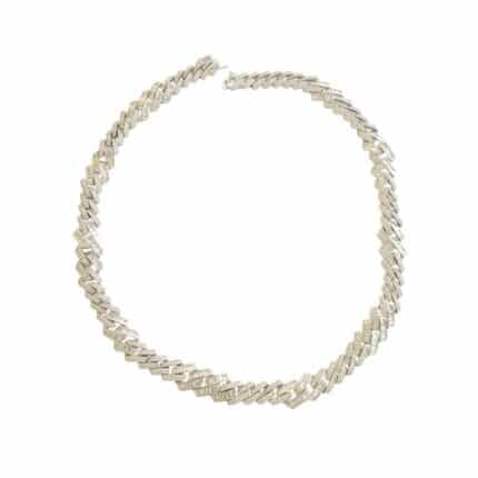 Silver Mixed-Link Chain