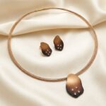 Gold Finish Jewellery Set
