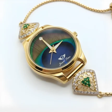 Peacock Feather Watch