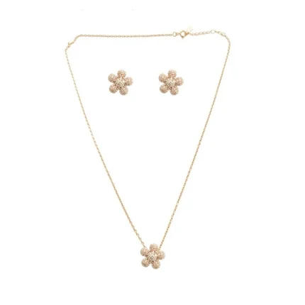 Blossom Spark Silver Pendant Set