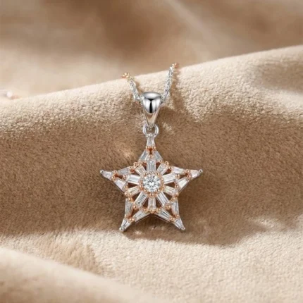 Silver star pendant