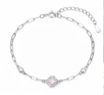 Clover Charm Link Bracelet