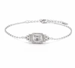 Square Spark CZ Bracelet