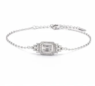 Square Spark CZ Bracelet