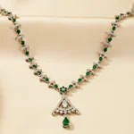 Green CZ necklace