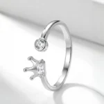 Silver Crown Ring