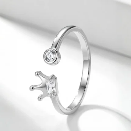 Silver Crown Ring