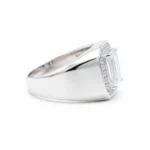 Silver Halo Ring