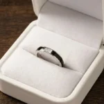 Black Inlay Sterling Silver Ring