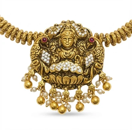Lakshmi Temple Necklace