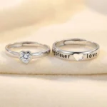 Forever Heart Couple Ring