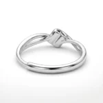 Silver Solitaire Ring with CZ