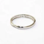 Silver Black Inlay Ring